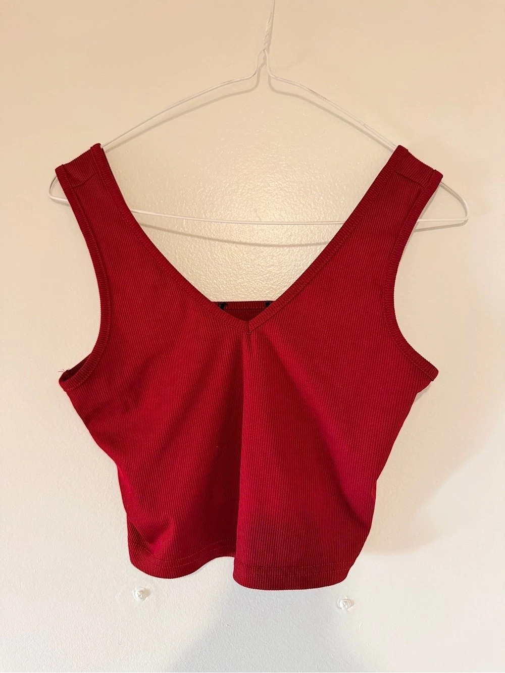 Small Red Crop Top